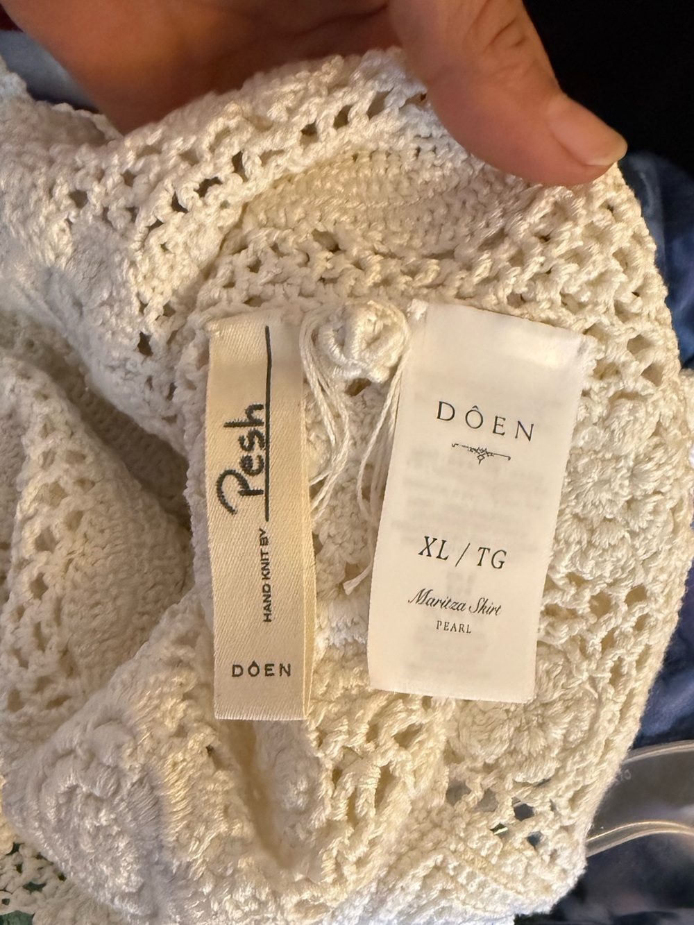 Doen Heirloom Maritza Skirt in Pearl - Picture 4 of 8